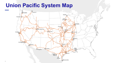 Union Pacific connects more than 7,000 communities across 23 states to the rest of the nation and the world. Images courtesy of Union Pacific.