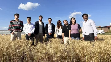 Wheat fields are a special place for Joe Bippert, a native of Washington. Since joining USW in 2021 and moving his family to Manila, Bippert has partnered with millers, bakers, importers and government agencies to strengthen market access and promote U.S. wheat throughout South and Southeast Asia. Photo credit: USW.