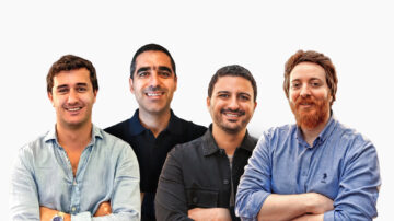 Left to right: Bosco Olalquiaga, COO; Edward Layoun, CPO; Hassan Fayed, founder and CEO; Ahmed Safar, CTO. Photo courtesy of Aydi.