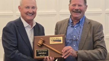 Keith Glover (left) and John Owen (right). Photo credit: USA Rice.