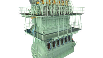 The ME-LGIE engine. Photo credit: Everllence.