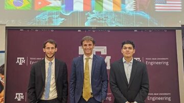 An Embry‑Riddle team — comprising students Emanuele Bossi, Francesco Busini and Diego Spross — earned a spot among seven finalists at the Invent for the Planet (IFTP) Championship event at Texas A&M University for the smart farming concept Agri-AI. 
Source: Embry‑Riddle/Emanuele Bossi