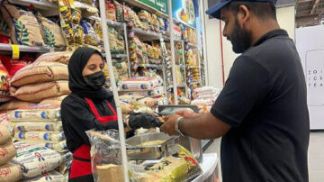 In-store promotions designed to encourage global demand. Photo credit: USA Rice.