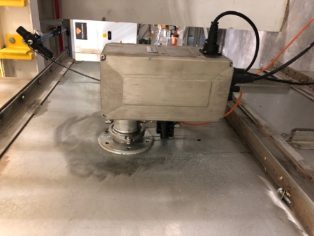 A food-grade sensor tracks moisture in cottonseed as sulfuric acid is used during processing. Credit: MoistTech