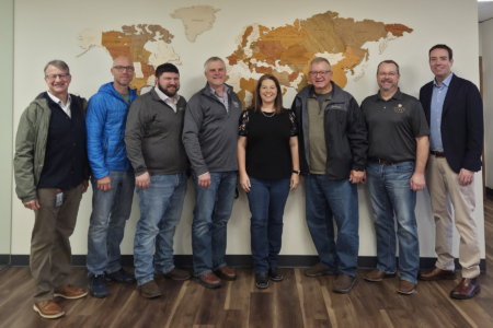 The 2026 USW North Asia Board Team included members of the North Dakota Wheat Commission, the Kansas Association of Wheat Growers, the Montana Wheat and Barley Committee and the National Association of Wheat Growers. Photo credit: USW.
