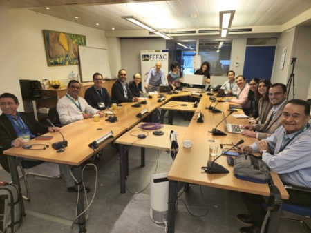 USSEC connected customers from Latin America with sustainability leaders in Europe so they could learn about how the Sustainable U.S. Soy labels could benefit their businesses. Image courtesy of USSEC.