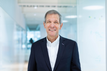 Calvin Grieder, current Chairman of the Board of Directors, will step down at the Annual General Meeting after 25 successful and formative years as CEO, Member of the Board of Directors, and Chairman of the Board of Directors. Image courtesy of Bühler.