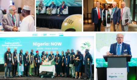 Nigeria: Now has been building relationships between U.S. Soy and Nigerian businesses. Image courtesy of USSEC.