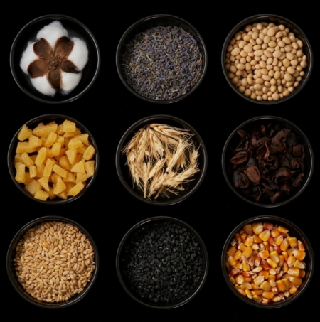 UNCAGED uses grain proteins along with other plant-based elements to replicate the texture of traditional leather. 
Image courtesy of Hyundai CRADLE