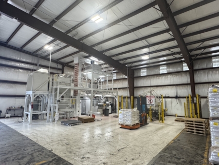 Automated seed packing line.