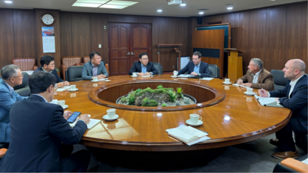 USW leaders met with the Korea Flour Mills Industrial Association (KOFMIA) and major milling companies to reaffirm our long-standing cooperative partnership with South Korea, one of the largest and most consistent buyers of U.S. wheat. Image courtesy of USW.