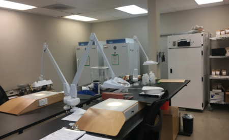 Universal Seed on-site certified testing laboratory.