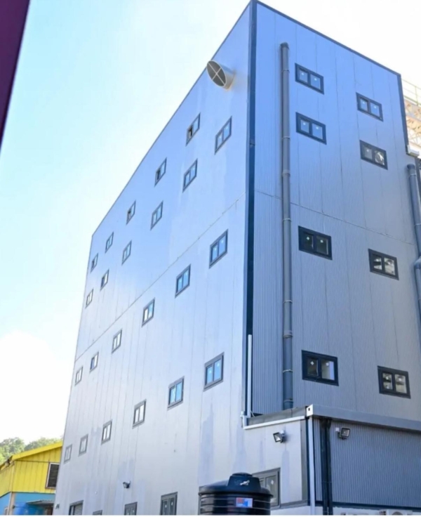Accon's flour mill building in St. Vincent. Image courtesy of Accon
