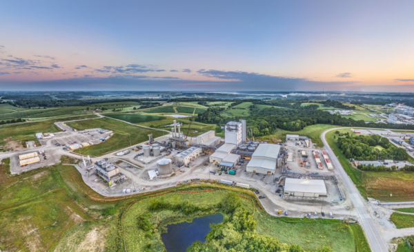 Qore’s $300 million plant is co-located at Cargill’s Eddyville, IA corn processing complex. Photos courtesy of Qore.
