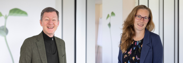Dr. Rob Pronk, Incotec head of marketing, and Carola Peters, Incotec lead research scientist. Photo credit: Incotec.