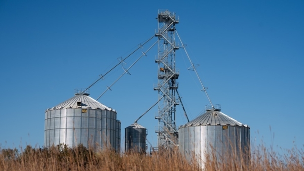 Grain dust suspended in the air or accumulated on surfaces caused explosions in many agricultural industries in 2025. Photo credit: Purdue Agricultural Communications photo/Joshua Clark.