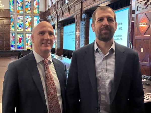Derek Peine, left, and Thomas Hardwood, right. Photo credit: Renewable Fuels Association.
