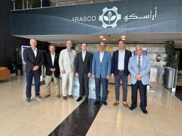 U.S. Grains & BioProducts Council (USGBC) board members and staff recently traveled to Saudi Arabia as part of an officers' mission to develop U.S. corn and corn co-product exports to the country. Image courtesy of USGBC.