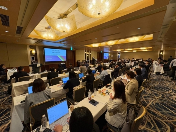 The U.S. Grains & BioProducts Council (USGBC) recently hosted the U.S. Feed Grains and Sustainability Conference in Tokyo, Japan, where speakers including USGBC Past Chairwoman Verity Ulibarri shared U.S. farmers’ responsible production practices. Photo credit: USGBC.