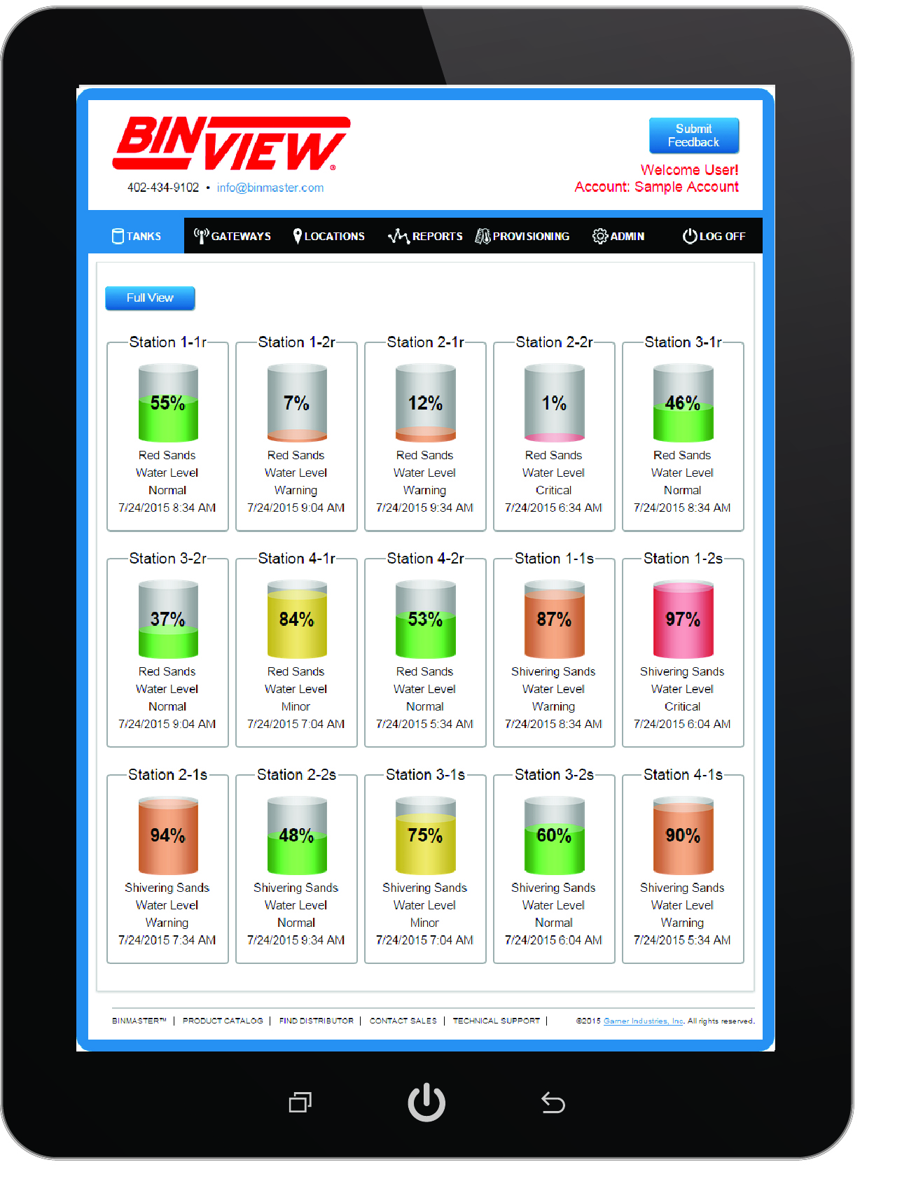 BinMaster Level Controls Equipment Catalog