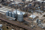 Le Mars Agri Center Inc. aerial sioux steel