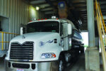 Feed Truck in Loadout Bay