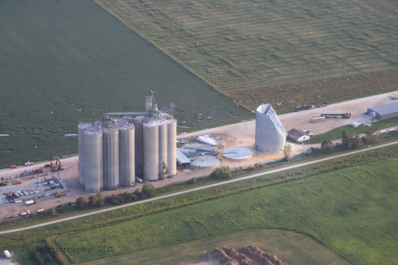 Slideshow Take a Look From the Air as Iowa Elevators Begin…
