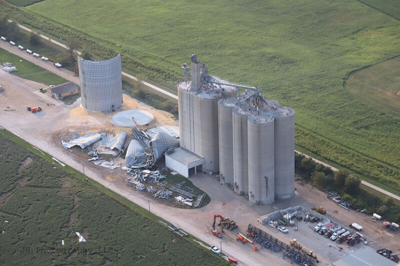 Slideshow Take a Look From the Air as Iowa Elevators Begin…