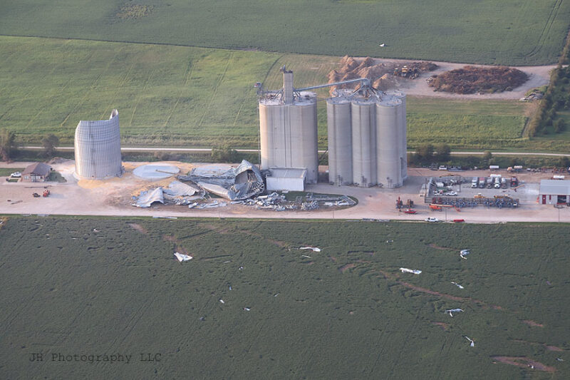 Slideshow Take a Look From the Air as Iowa Elevators Begin…