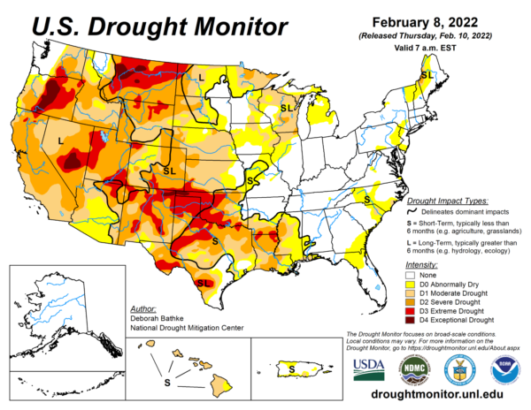 Unl Calendar 2022 23 U.s. Drought Monitor (Feb. 10): Winter Storm Brings Relief Almost… |