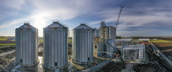 The Feed Technology Center under construction at the University of Illinois.