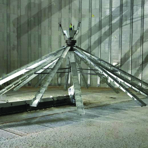 Grain Spreader Maintains Grain quality, Prevents Uneven Bin Filling