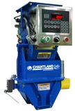 Chantland-MHS model 4300 compact open-mouth gross weigh gravity filler.