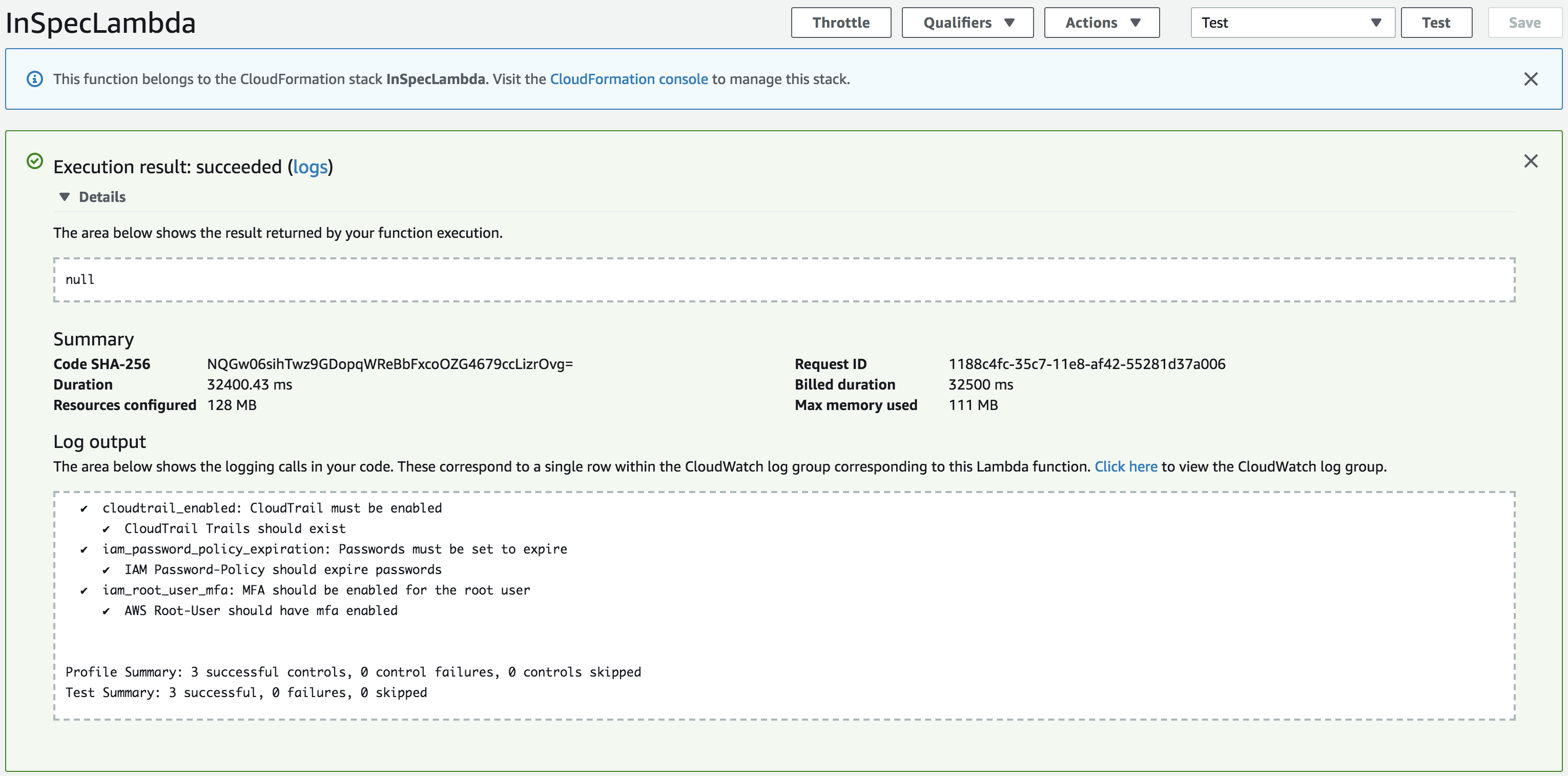 AWS Compliance as Code with Chef InSpec using AWS Lambda