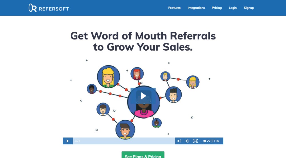 GrowSurf referral marketing software