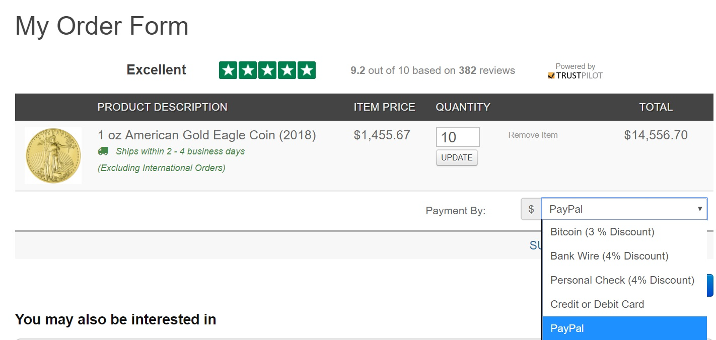 How to Buy Gold & Silver With PayPal or Venmo