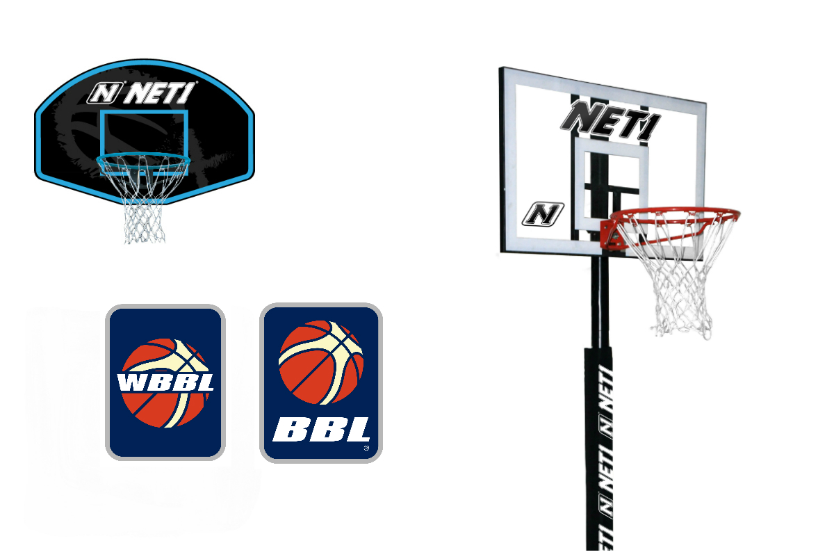 NET1 Basketball Systems endorsed by BBL and WBBL British Basketball League