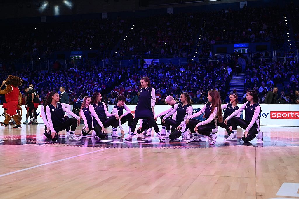 The BBL Dance Squad; making moves! British Basketball League