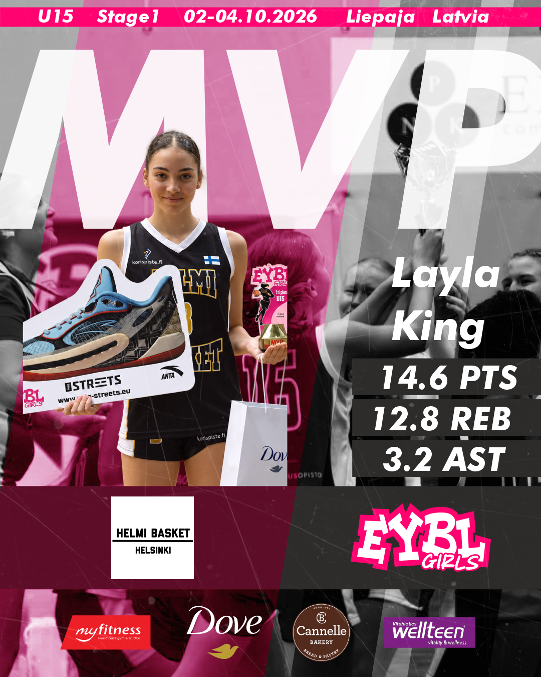 U15 Stage 1 MVP Layla King
