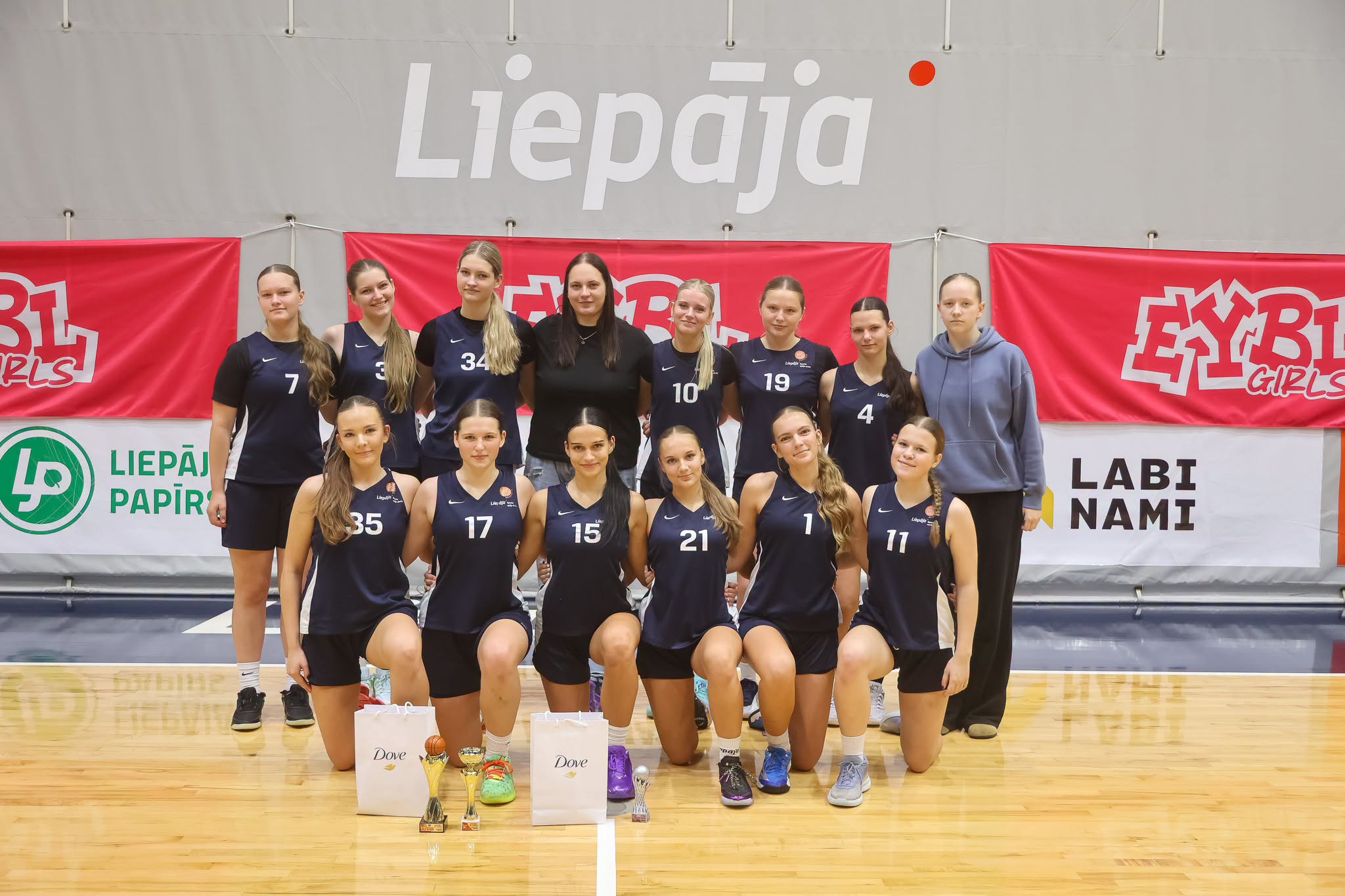 4. Liepaja SSS — two victories on home court team photo