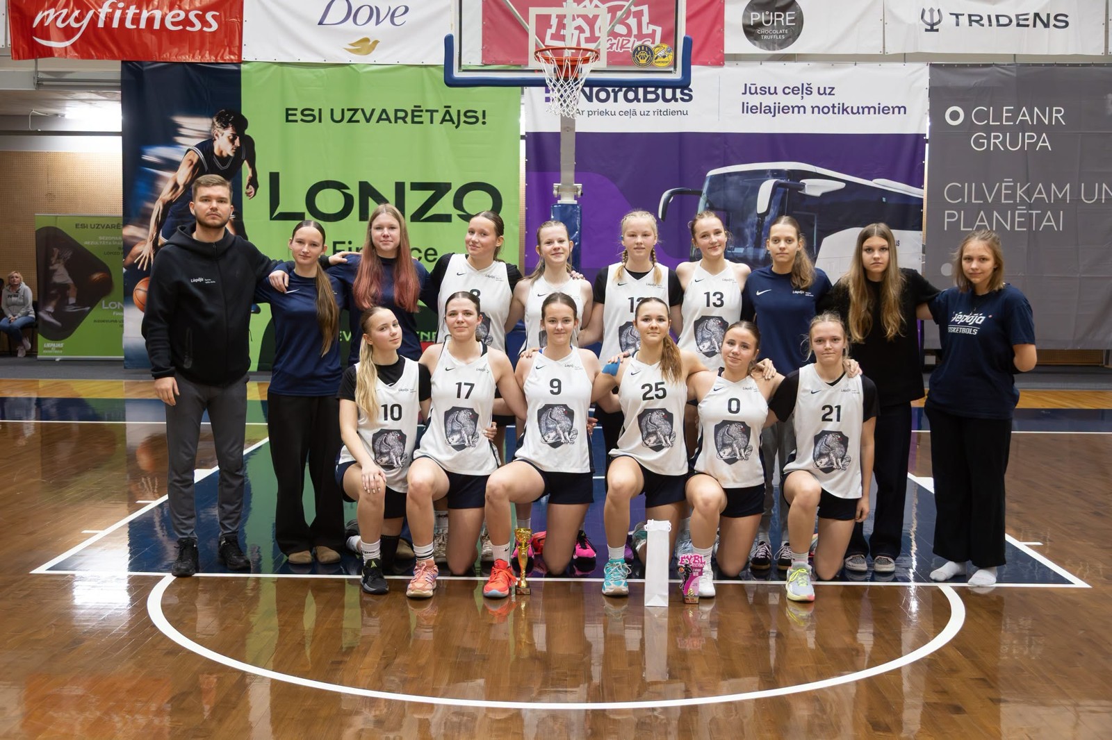 Liepaja SSS team at U15 Stage 1