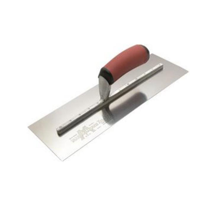 16 in x 4 1/2 in Marshalltown Stainless Steel Drywall Trowel w/ Curved