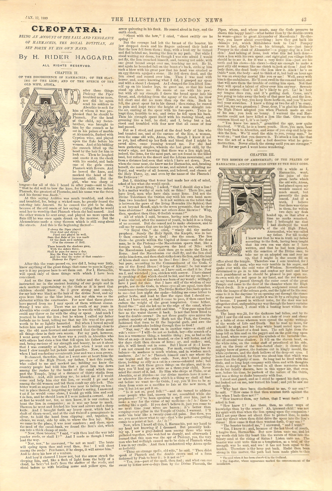 Illustrated London News, vol. XCIV no. 2595