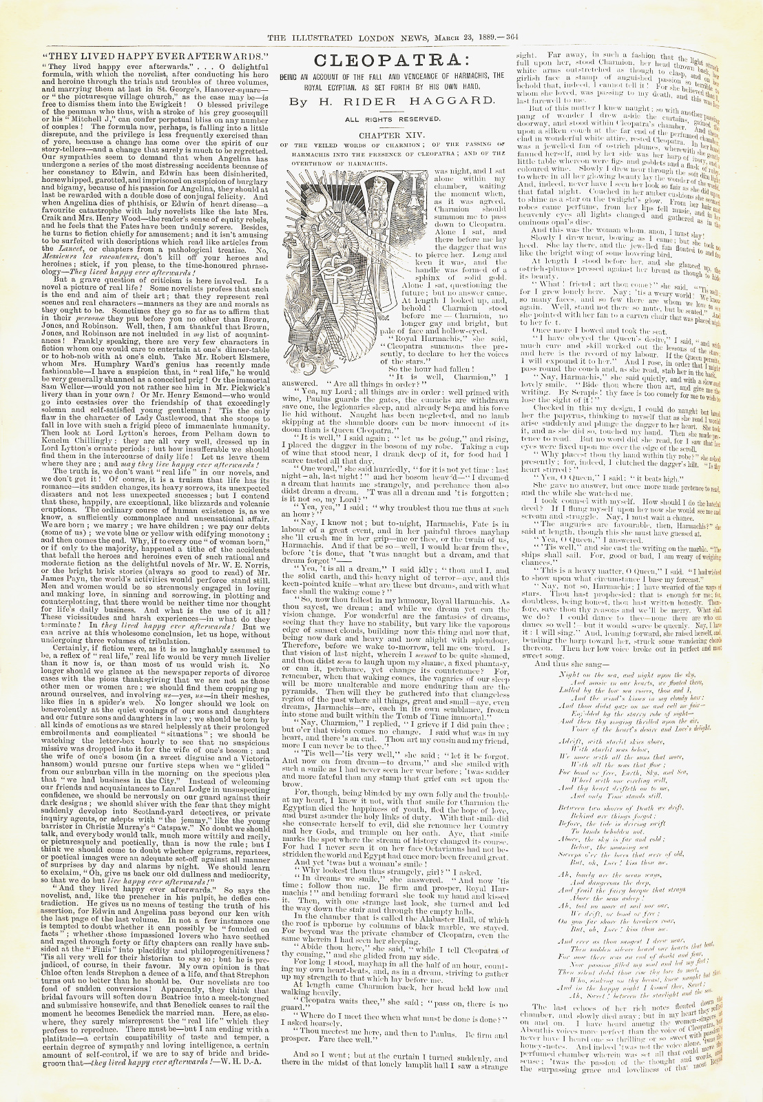 Illustrated London News, vol. XCIV no. 2605