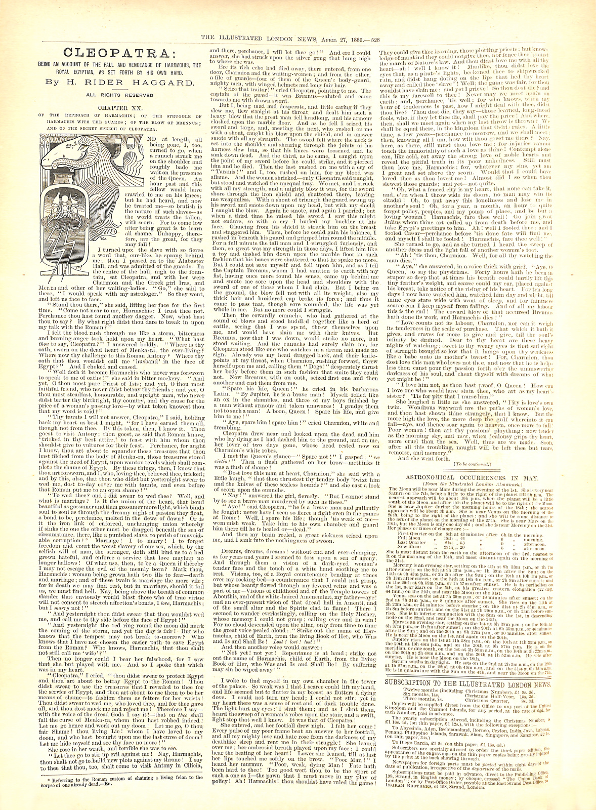 Illustrated London News, vol. XCIV no. 2610