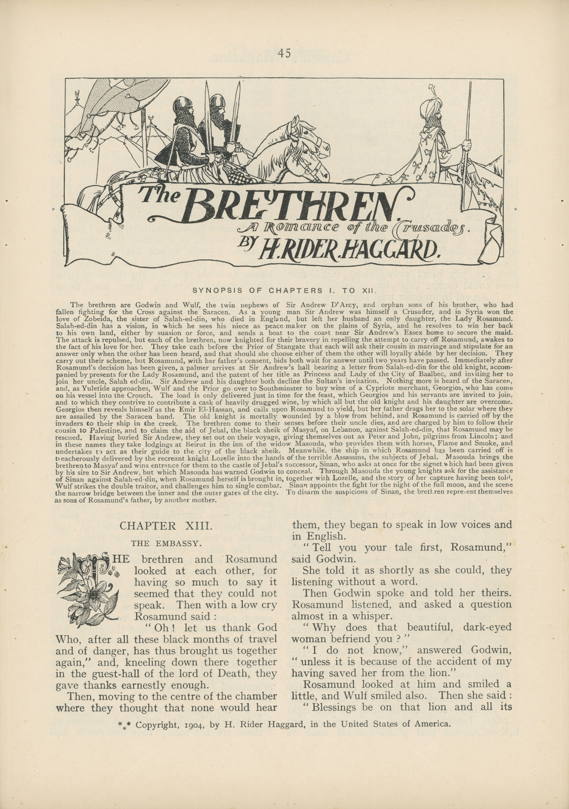 Cassell's Magazine, vol. 38, no. 1