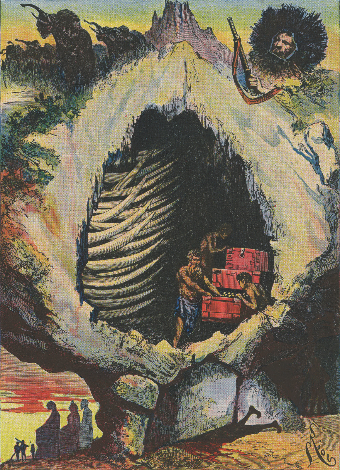 Diamantminen von Afrika. Die Entdeckung der Schätze des Königs Salomo im dunklen Erdteil. Aus dem Englischen übersetzt von M. Strauß