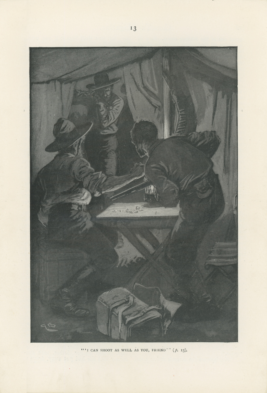 'I can shoot as well as you friend'