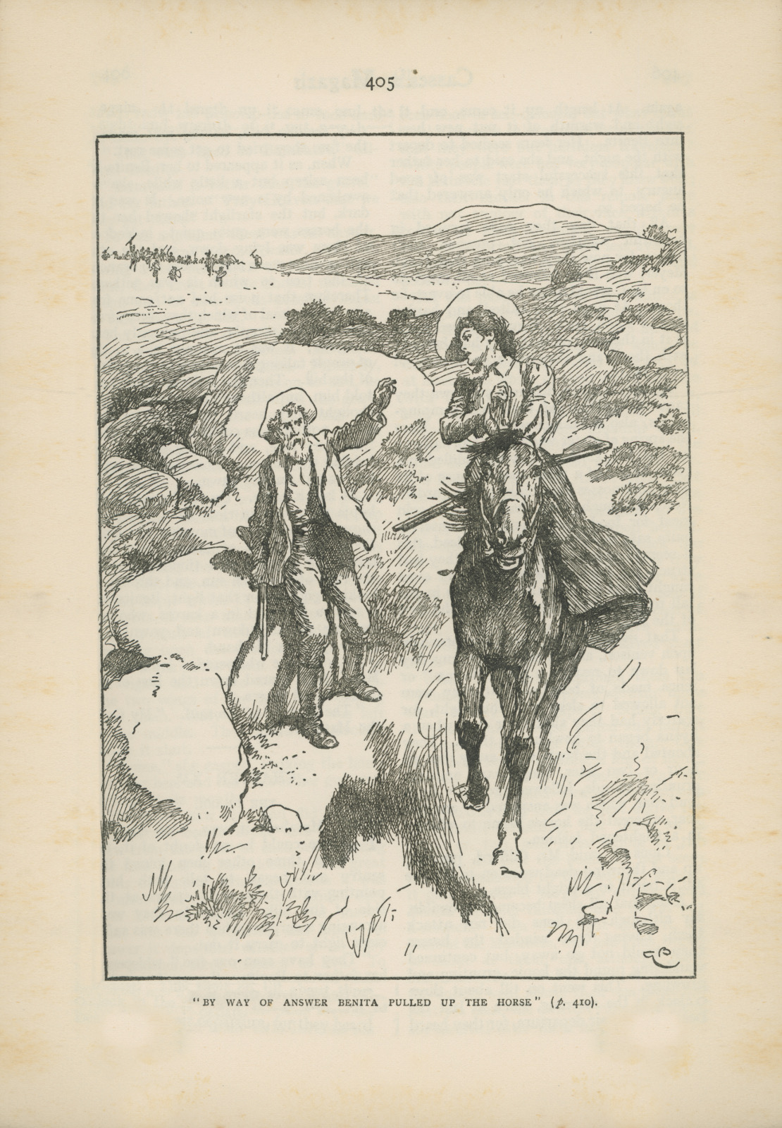 By way of answer Benita pulled up the horse Bywaycassellsmagazine405