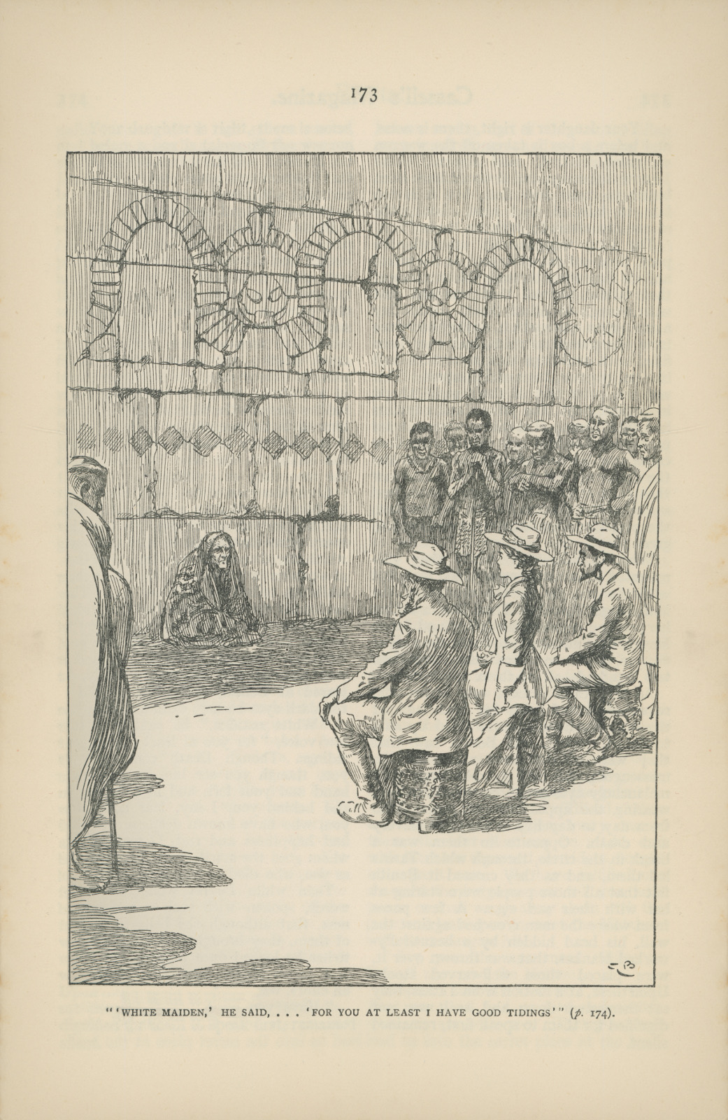 'White maiden,' he said,... 'For you at least I have good tidings'